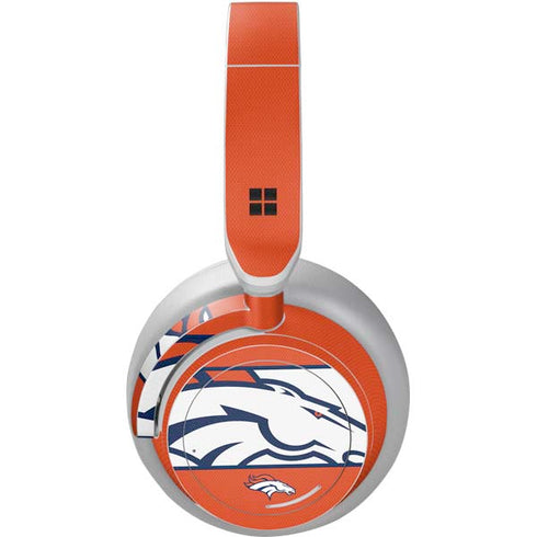 NFL Denver Broncos Zone Block Surface Headphones Skin