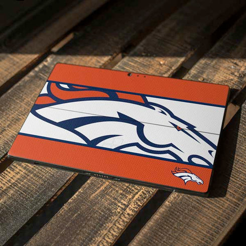NFL Denver Broncos Zone Block Surface Pro 6 Skin