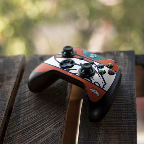 NFL Denver Broncos Zone Block Xbox One Controller Skin