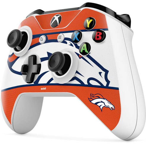 NFL Denver Broncos Zone Block Xbox One S All-Digital Edition Bundle Skin