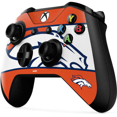 NFL Denver Broncos Zone Block Xbox One X Controller Skin