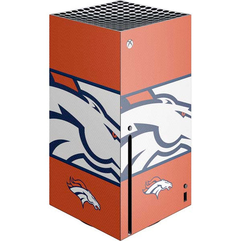 NFL Denver Broncos Zone Block Xbox Series X Console Skin