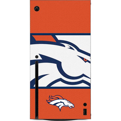 NFL Denver Broncos Zone Block Xbox Series X Console Skin