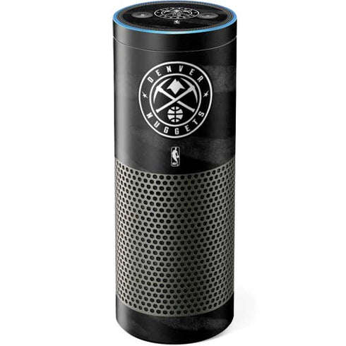 NBA Denver Nuggets Black Animal Print Amazon Echo Skin