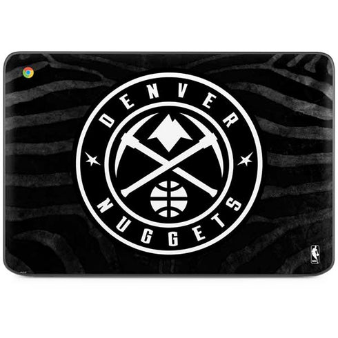 NBA Denver Nuggets Black Animal Print HP Chromebook Skin