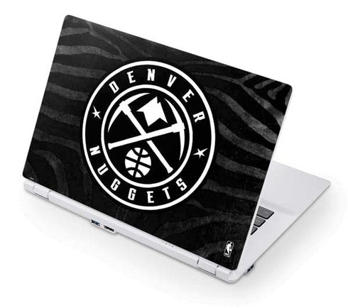 NBA Denver Nuggets Black Animal Print Acer Chromebook Skin