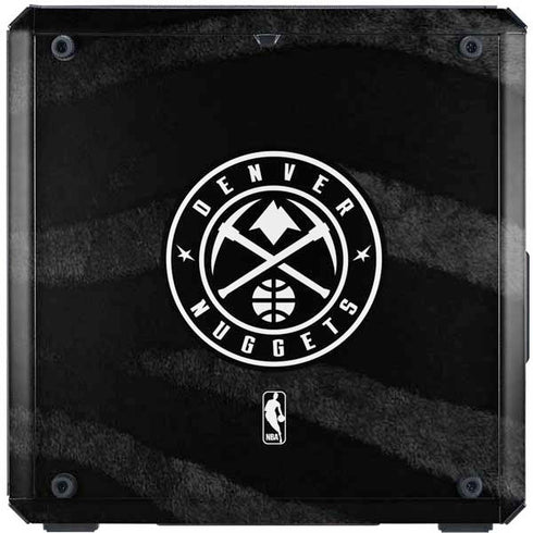 NBA Denver Nuggets Black Animal Print Cooler Master MasterBox Q300L Mini Tower Skin