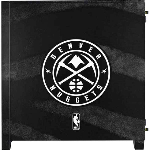 NBA Denver Nuggets Black Animal Print Corsair 4000D Tempered Glass Mid-Tower ATX Case Skin