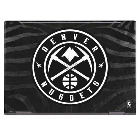 NBA Denver Nuggets Black Animal Print HP Envy Skin