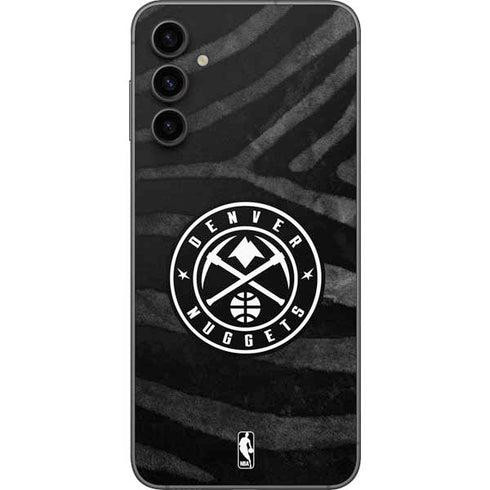 NBA Denver Nuggets Black Animal Print Galaxy A14 5G Skin