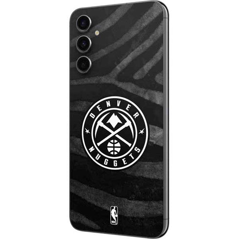 NBA Denver Nuggets Black Animal Print Galaxy A14 5G Skin