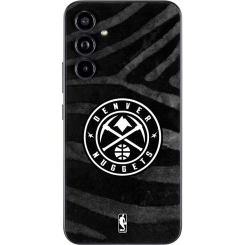NBA Denver Nuggets Black Animal Print Galaxy A54 5G Skin