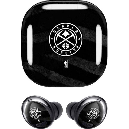 NBA Denver Nuggets Black Animal Print Galaxy Buds Pro Skin