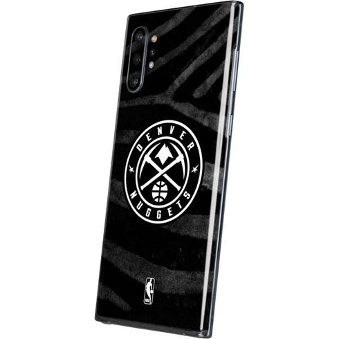 NBA Denver Nuggets Black Animal Print Galaxy Note 10 Plus Skin