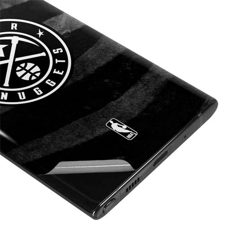 NBA Denver Nuggets Black Animal Print Galaxy Note 10 Skin