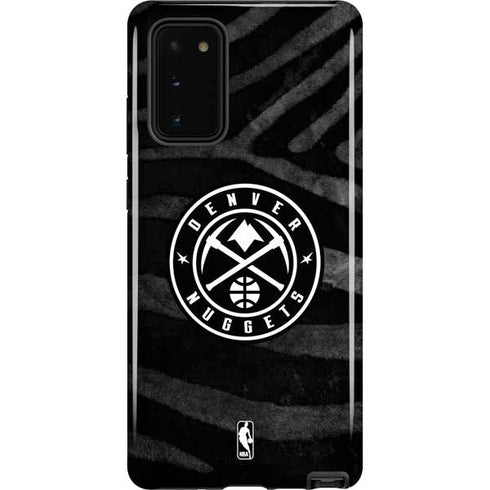 NBA Denver Nuggets Black Animal Print Galaxy Note20 5G Pro Case