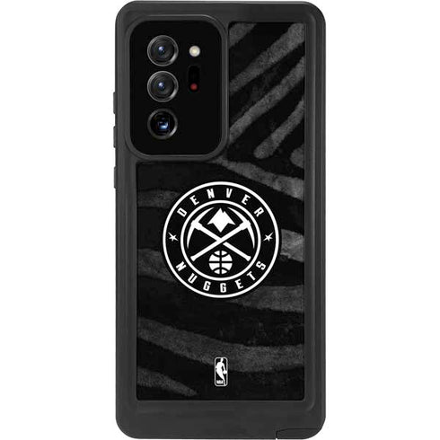 NBA Denver Nuggets Black Animal Print Galaxy Note20 Ultra 5G Waterproof Case