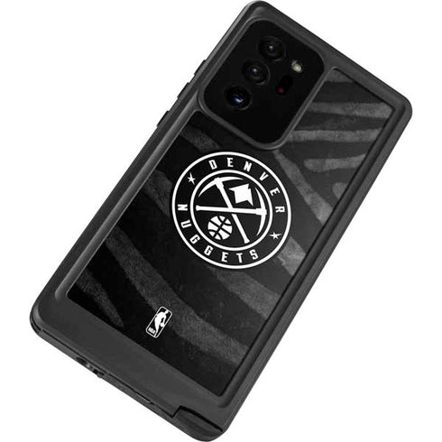 NBA Denver Nuggets Black Animal Print Galaxy Note20 Ultra 5G Waterproof Case