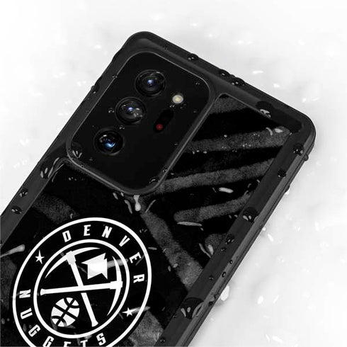 NBA Denver Nuggets Black Animal Print Galaxy Note20 Ultra 5G Waterproof Case