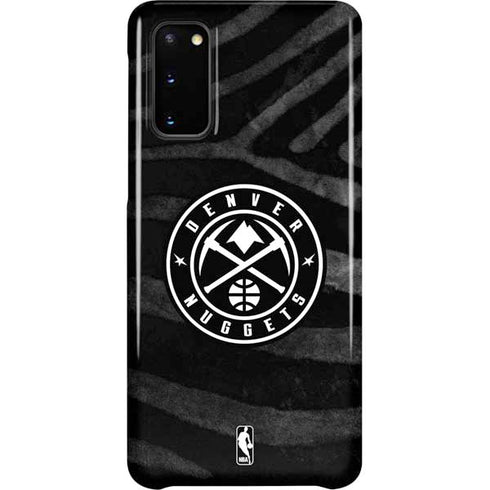 NBA Denver Nuggets Black Animal Print Galaxy S20 Lite Case