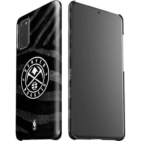 NBA Denver Nuggets Black Animal Print Galaxy S20 Lite Case