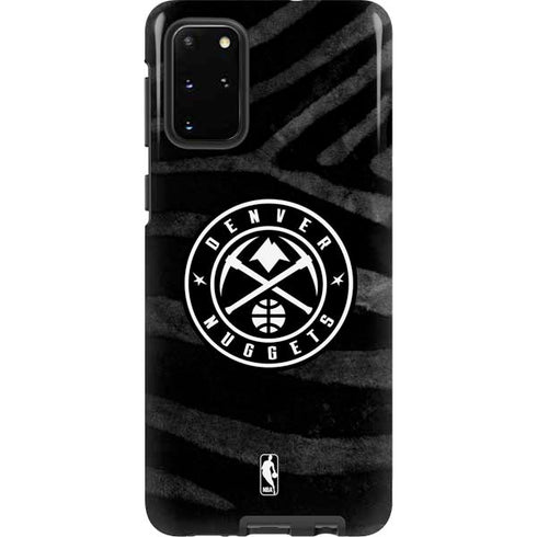 NBA Denver Nuggets Black Animal Print Galaxy S20 Plus Pro Case