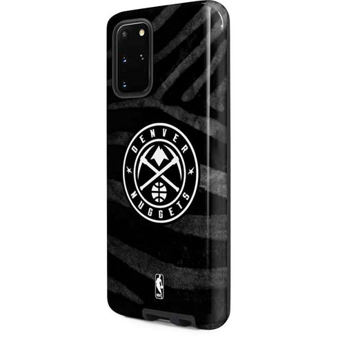 NBA Denver Nuggets Black Animal Print Galaxy S20 Plus Pro Case