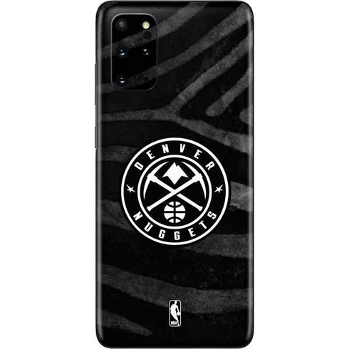 NBA Denver Nuggets Black Animal Print Galaxy S20 Plus Skin