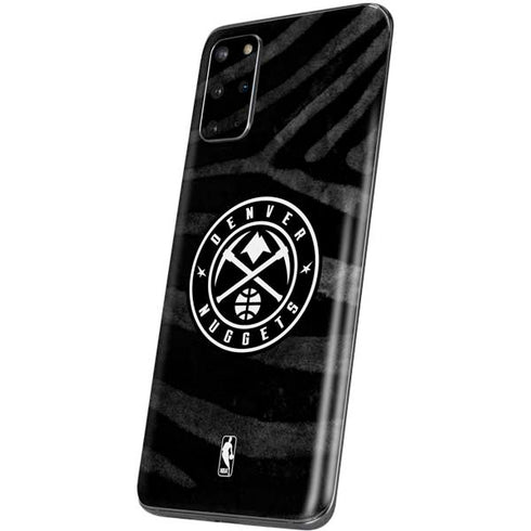 NBA Denver Nuggets Black Animal Print Galaxy S20 Plus Skin