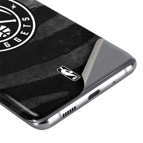 NBA Denver Nuggets Black Animal Print Galaxy S20 Plus Skin
