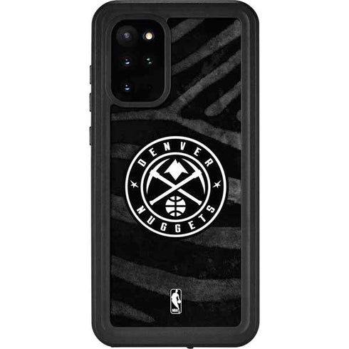 NBA Denver Nuggets Black Animal Print Galaxy S20 Plus Waterproof Case