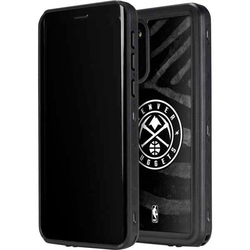 NBA Denver Nuggets Black Animal Print Galaxy S20 Plus Waterproof Case