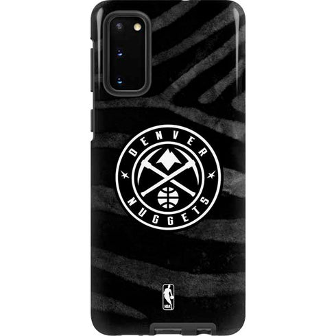 NBA Denver Nuggets Black Animal Print Galaxy S20 Pro Case