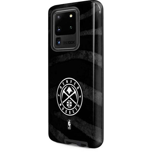 NBA Denver Nuggets Black Animal Print Galaxy S20 Ultra 5G Pro Case
