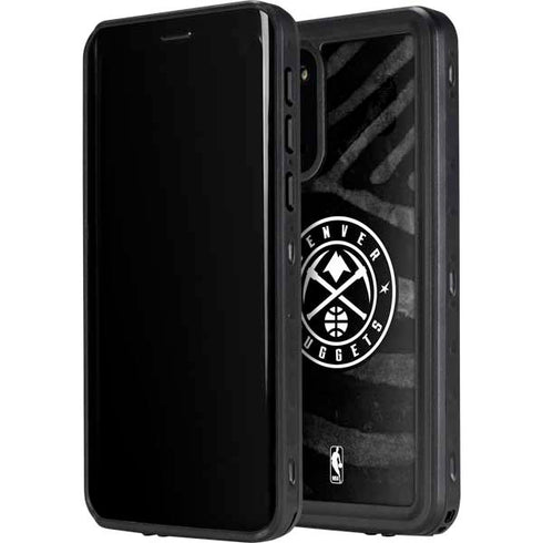 NBA Denver Nuggets Black Animal Print Galaxy S20 Waterproof Case