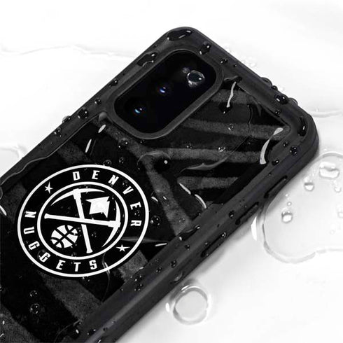 NBA Denver Nuggets Black Animal Print Galaxy S20 Waterproof Case