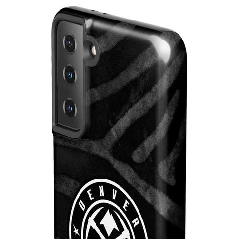 NBA Denver Nuggets Black Animal Print Galaxy S21 FE Pro Case