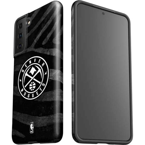 NBA Denver Nuggets Black Animal Print Galaxy S21 FE Pro Case