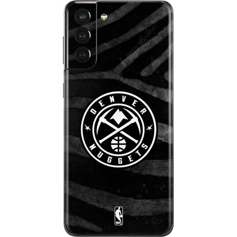 NBA Denver Nuggets Black Animal Print Galaxy S21 Plus 5G Skin