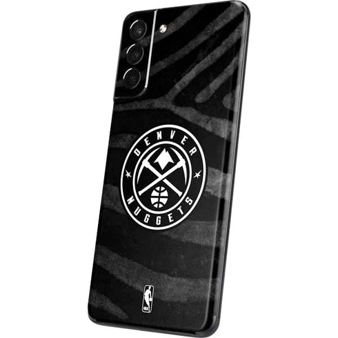 NBA Denver Nuggets Black Animal Print Galaxy S21 Plus 5G Skin