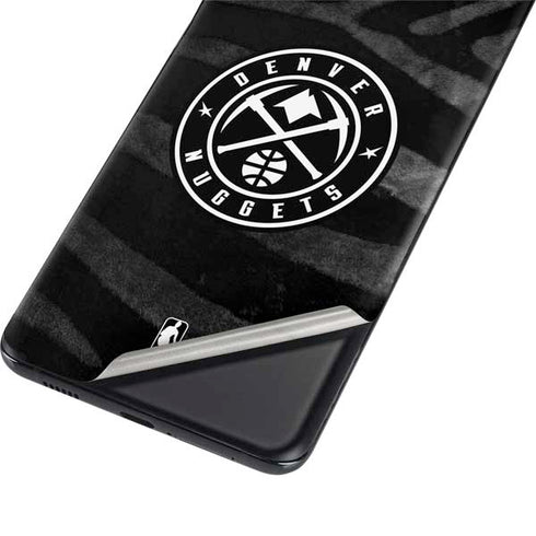 NBA Denver Nuggets Black Animal Print Galaxy S21 Ultra 5G Skin