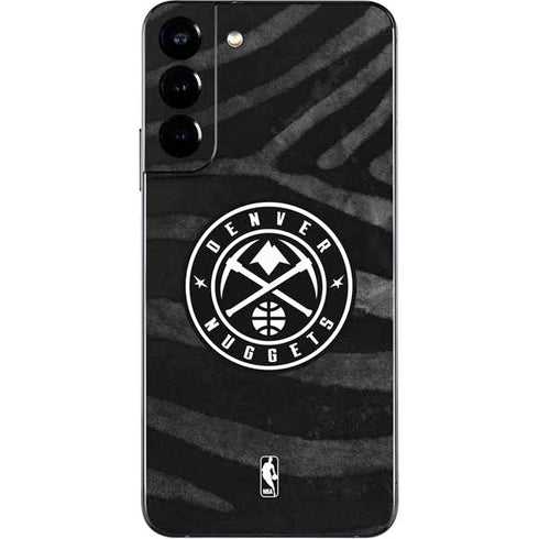 NBA Denver Nuggets Black Animal Print Galaxy S22 Plus Skin