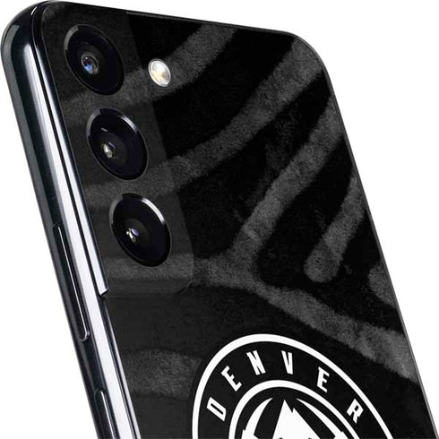 NBA Denver Nuggets Black Animal Print Galaxy S22 Skin