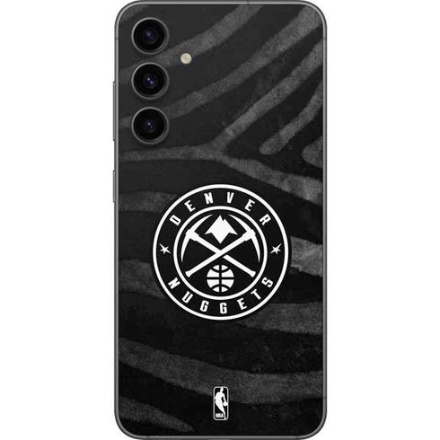 NBA Denver Nuggets Black Animal Print Galaxy S23 FE Skin
