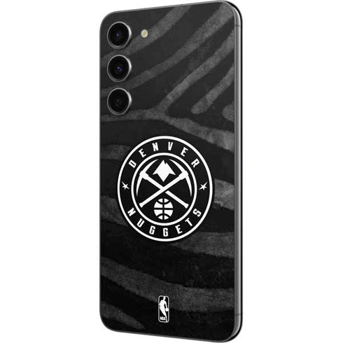 NBA Denver Nuggets Black Animal Print Galaxy S23 Plus Skin