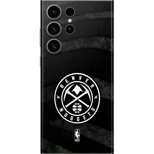 NBA Denver Nuggets Black Animal Print Galaxy S23 Ultra Skin