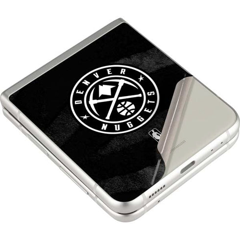 NBA Denver Nuggets Black Animal Print Galaxy Z Flip3 5G Skin