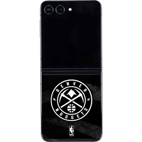NBA Denver Nuggets Black Animal Print Galaxy Z Flip5 5G Skin