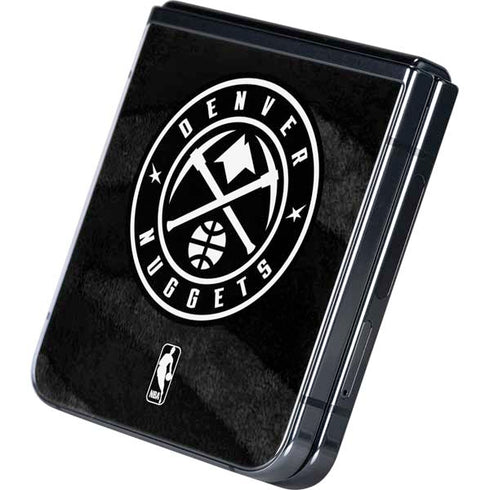 NBA Denver Nuggets Black Animal Print Galaxy Z Flip5 5G Skin