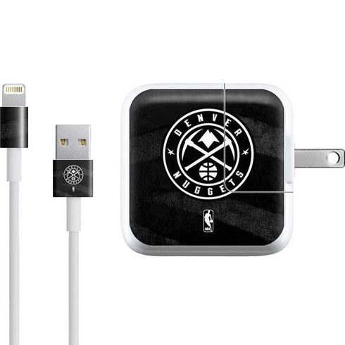 NBA Denver Nuggets Black Animal Print iPad Charger (10W USB) Skin